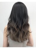ラベンダーアッシュグラデーション