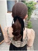 ヘアアレンジお客様スタイル