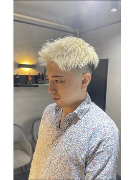 レックス 中野(rex) ハイトーン/ハイブリーチ/メンズショート/フェードカット