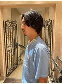 メンズヘア・センターパート・メンズパーマ・ヘッドスパ銀座