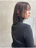 【ROJITHA原宿表参道】前上がりボブ×シアーグレー