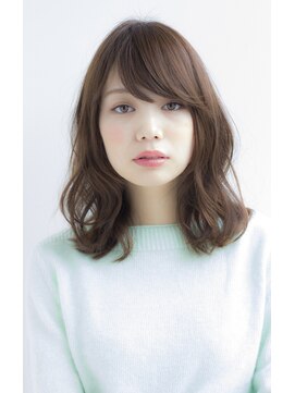 ラフ フロム ガーデン(Laf from GARDEN) 寺尾拓巳　大人かわいいラベージュくびれヘアパーマミディアム