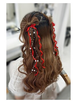 セットサロン ココ リボンハーフツイン