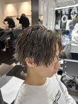 オーシャントーキョー(OCEAN TOKYO)&nbsp;メンズパーマツイスパ波巻きスパイラルマッシュセンターパート