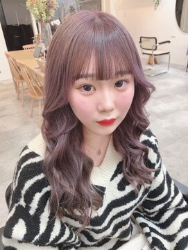 ドットハリス(.Hallis) ブリーチカラー/透明感カラー/前髪カット