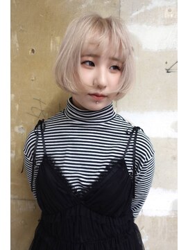 ゾーイダイミョウ(ZOEY daimyo) white milktea/bob