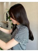 暗髪ヘア