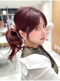 韓国スタイル/ナチュラルくびれヘア_くびれ巻き_レイヤーカット
