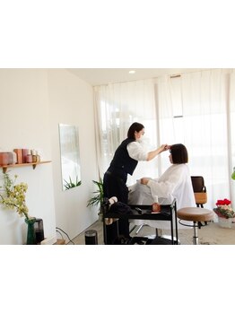 【完全マンツーマン】カウンセリングから仕上げまで、お客様にしっかり丁寧に向き合った施術を◇