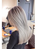 ストゥー(StueW.)&nbsp;コントラストバレイヤージュ/髪質改善/白髪染め/インナーカラー