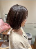 ひし形シルエットが美しい！ナチュラルボブ