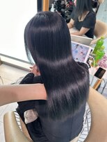 ロンドルピナス 小倉(Lond Lupinus)&nbsp;ブルーブラック/ワイドバング/美髪のススメ/外ハネボブ/北九州