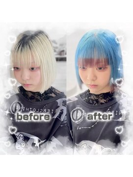 ヴォーグ(VOGUE) †ミントブルー×レッド†