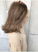 Rumor【ハイライトバレイヤージュ】スモーキーベージュカラー