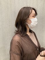 ジーナ 池袋(Zina)&nbsp;モテ髪ブラウンカラー　(池袋東口/髪質改善)