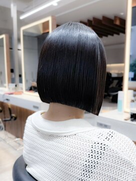 ロンド ロワール 門前仲町(Lond Loire) ボブショートボブ縮毛矯正ベージュグレージュ門前仲町