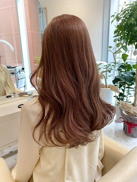 アンククロス 青山店(ANKH CROSS) 艶髪ウェーブ/髪質改善/透明感カラー/ミルクティーアッシュ