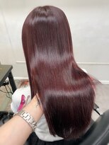 シーン(seen)&nbsp;【ワインレッドブラウン】ローズピンクパープルブリーチなし
