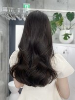 エヌアイ オモテサンドウ(ni omotesando) 韓国ヘアレイヤーカットグレージュカラー暗髪