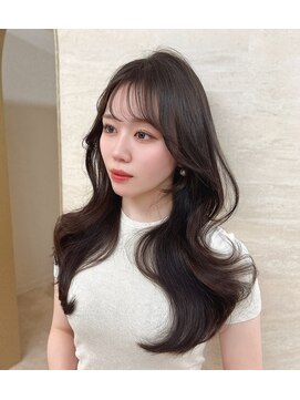 レイヤーカット /縮毛矯正/前髪/顔周り/名古屋/栄/韓国サロン