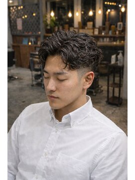 ジェットブラックキューサンロク(JET BLACK 936) 極道ニュアンスパーマ　2026　ビジネススタイル