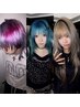 【サキ/ヒトカ指名】カット+ケアデザインカラー(ブリーチ1回) ¥20400~