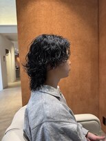 ラシンバンノラ(Lashinvan Nola) 波巻きパーマ×メンズウルフ