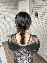 フェリーチェ 六本木店(Felice)&nbsp;編みおろし  ブライダル 参列ヘア お呼ばれヘア 推し活ヘア