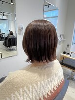 ビューバイネオリーブ 用賀店(Beau'r by neolive)&nbsp;ストレートパーマ縮毛矯正ダークパープル夏ミルクブラウン[用賀]