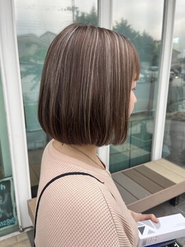 ディプティック ヘアー チェンジ ミュージアム(diptych Hair Change Museum) ハイライトカラー/ハイライトベージュ/滋賀/南草津