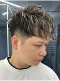 MEN’S/コントラストハイライト/ニュアンスウルフ/藤沢美容院