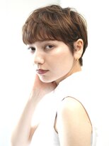インセプション 銀座(INCEPTION)&nbsp;切りっぱなしショート・ボブ/絶壁解消/前髪なし/40代/30代/丸顔