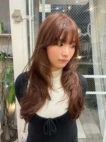 アンドケー 那覇おもろまち店(and K) 透明感ブラウン/シアーカラー/レイヤーカット/ロング