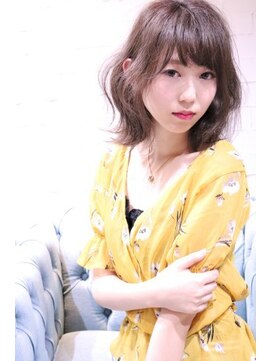 ホラン(HoLan) 【HoLan】シアーグレージュxほつれカール