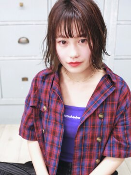 バース(BIRTH) エアリーボブ×インナーカラー 2