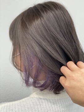 リトル アイズミ バイ ヴィーヴル(little aizumi by BIVRE) 【Little 鈴江】透け感×インナー パープル