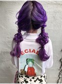 【TICK-TOCK 】パープル×ヘアアレンジ