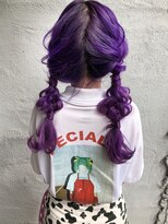 チックタック エアライン(TICK-TOCK Airline)&nbsp;【TICK-TOCK 】パープル×ヘアアレンジ