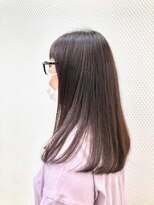 クオリス 上福岡店(QUALIS)&nbsp;縮毛矯正/ナチュラルストレート/ロング/ツヤ髪/暖色系/30代40代