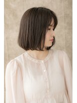 モッズヘア 越谷(mod's hair)&nbsp;透けバング小顔ナチュラルモード前下がりボブY越谷20代30代40代