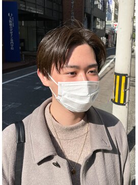 オーガニックサロン フェイス 梅田店(organic salon face) 前下がりショート センターパート