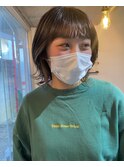 カーキのインナーカラー