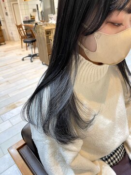 ネオリーブ アンド 渋谷店(Neolive &) 【Neolive&渋谷店】シルバーグレー&インナーカラー