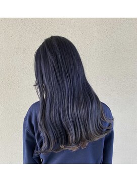 バルオン(BAR:ON) 【BAR:ON】ロング×ブルーブラック