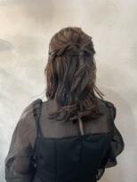 ビスクヘアデザイン(bisq hair design)&nbsp;お呼ばれハーフアップ