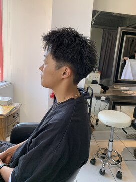 アイズ 海老名(AIZU) ショートアップバングジェットモヒカンスウィングアップバング