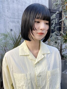 センスヘア(SENSE Hair) ぱつっとデザインボブ