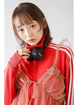 トクテ 吉祥寺(tokute) くびレイヤーエモージュグレージュカラーくびれショート/吉祥寺