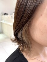 アーサス ヘアー デザイン 鎌ヶ谷駅前店(Ursus hair Design by HEADLIGHT) インナーカラー☆ベージュ　イヤリングカラー