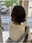 ミニボブ×パーマスタイル【新村/LA FABRIQUE/草加】